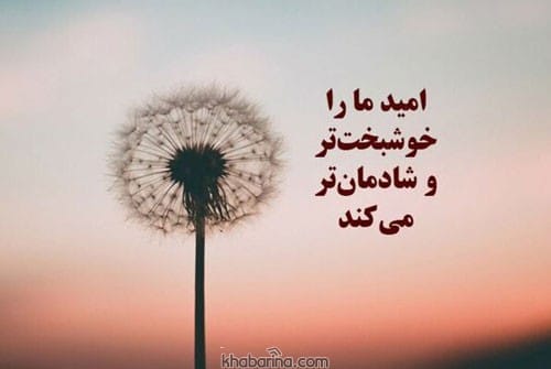 جملات درباره امید