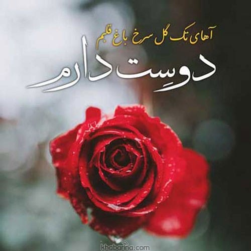 جملات دوستت دارم عاشقانه