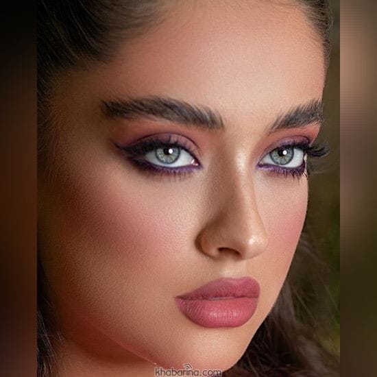 مدل میکاپ صورت دخترانه
