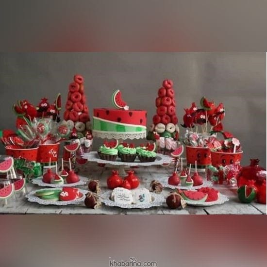 کیک یلدا عروس