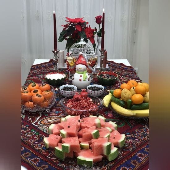 سفره شب یلدا امسال