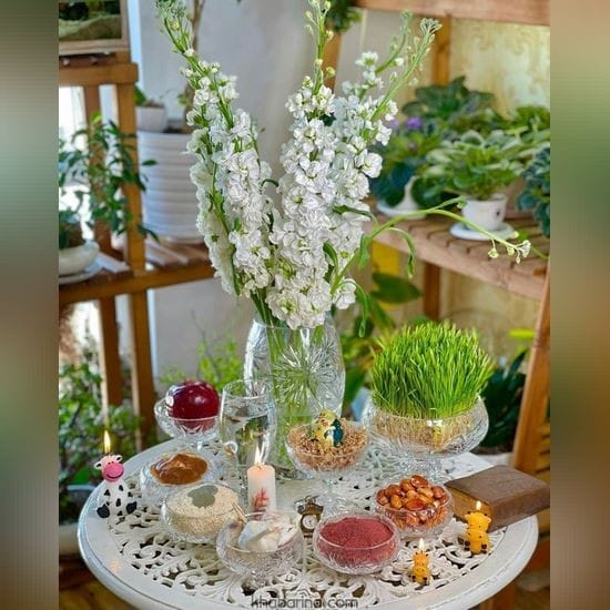 جدیدترین عکس سفره هفت سین فانتزی 2023