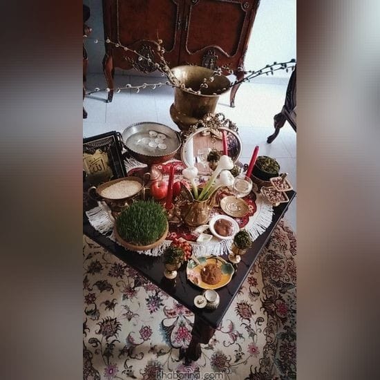 جدیدترین سفره هفت سین ساده و شیک 2023