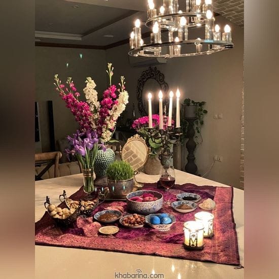 جدیدترین سفره هفت سین ساده و شیک 2023