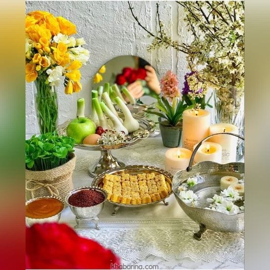 جدیدترین مدل چیدمان هفت سین 2023