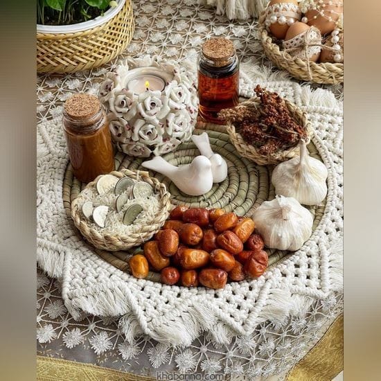 جدیدترین سفره هفت سین ساده و شیک 2023