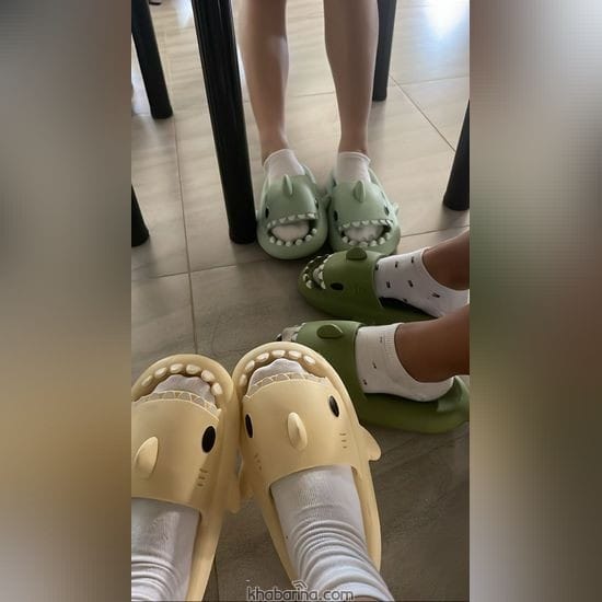 مدل دمپایی روفرشی فانتزی کوسه