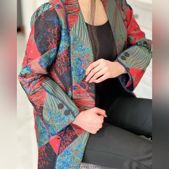 جدیدترین مانتو ژاکارد مجلسی 2023