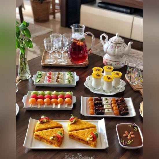 جدیدترین تزیین غذای ایرانی 2023