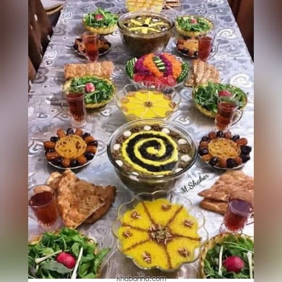 جدیدترین تزیین غذای ایرانی 2023