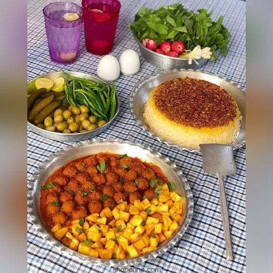جدیدترین تزیین غذای ایرانی 2023