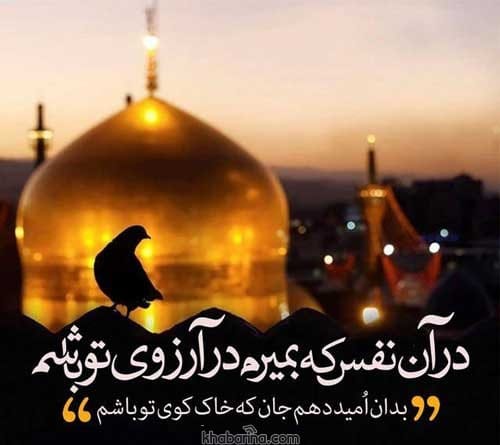 عکس استوری تسلیت شهادت امام رضا