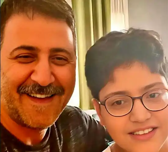 هومن حاجی عبداالهی و پسرش