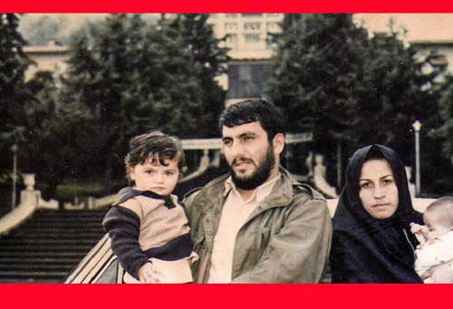 عکس همسر شهید حسین املاکی
