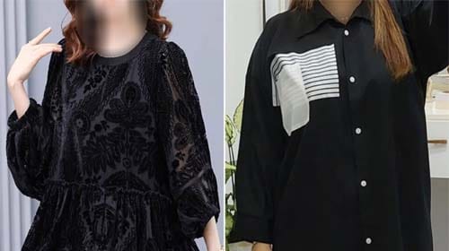 مدل شومیز مشکی برای عذاداری محرم