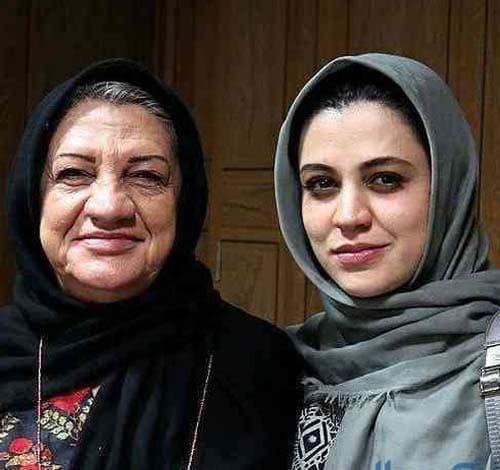 ناهید مسلمی و دخترش