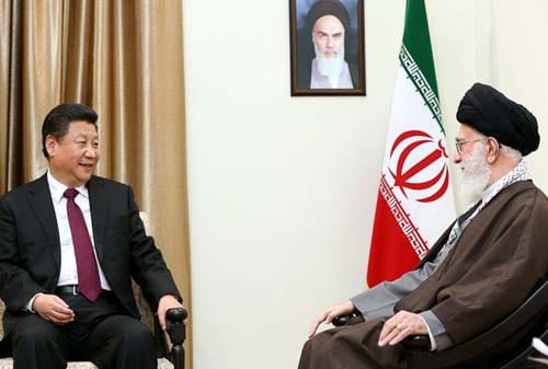 دیدار شی جین پینگ با رهبر ایران