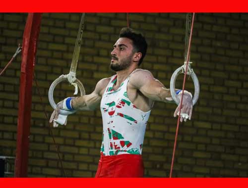 سیاوش سیاهی عضو ژیمناستیک ایران در کره