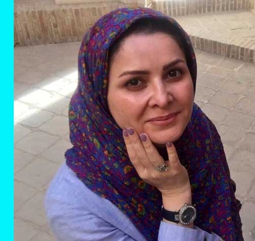 زهره سادات هاشمی مجری و همسرش